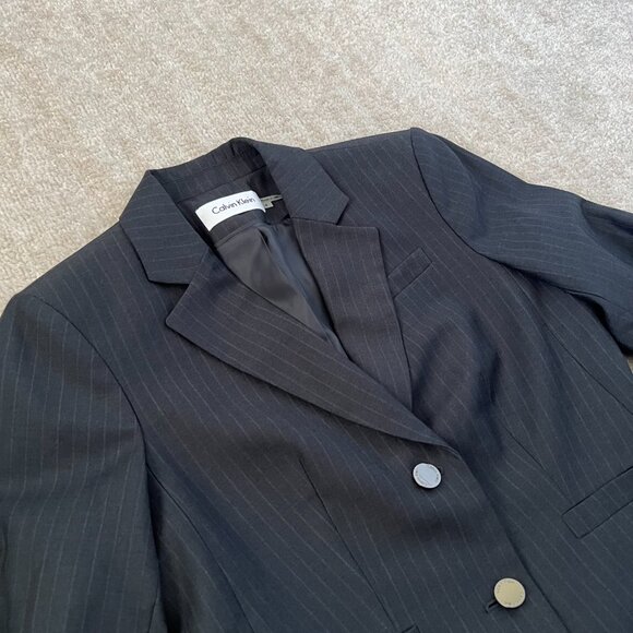 Calvin Klein Blue Work Blazer Jacket 4 - Picture 3 of 8